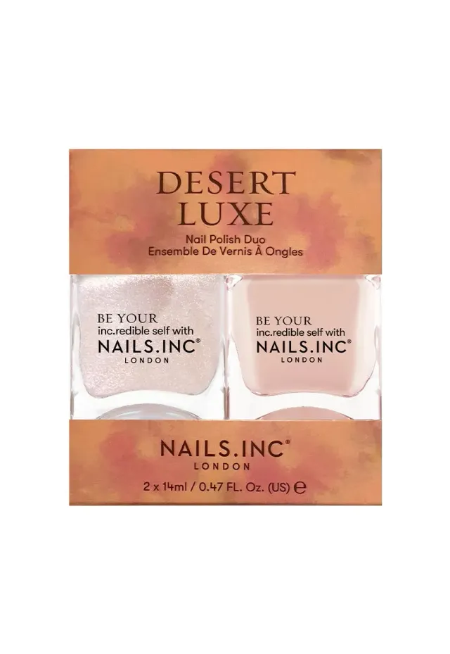 Nails Inc Desert Luxe neglelakk duo 2-pk sand