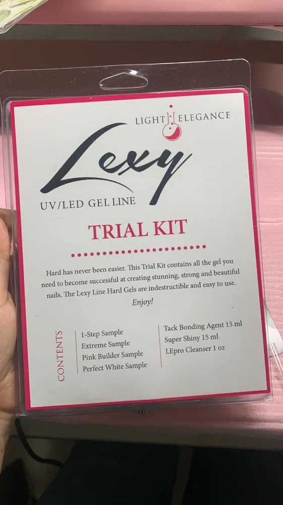 Light Elegance Lexy Line Hard Gel Trial Kit startsett