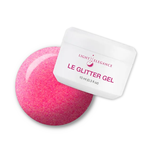 Light Elegance Wild Child glittergel rosa 10 ml
