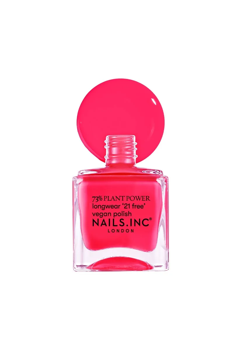 Nails Inc And Breathe neglelakk Plant Power rosa vegansk