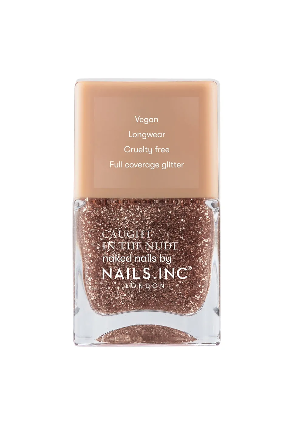 Nails Inc Santa Monica Beach Nude neglelakk nude glitter