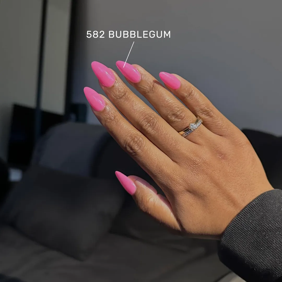 The Gel Collection 582 Bubblegum gellakk neon rosa 10 ml