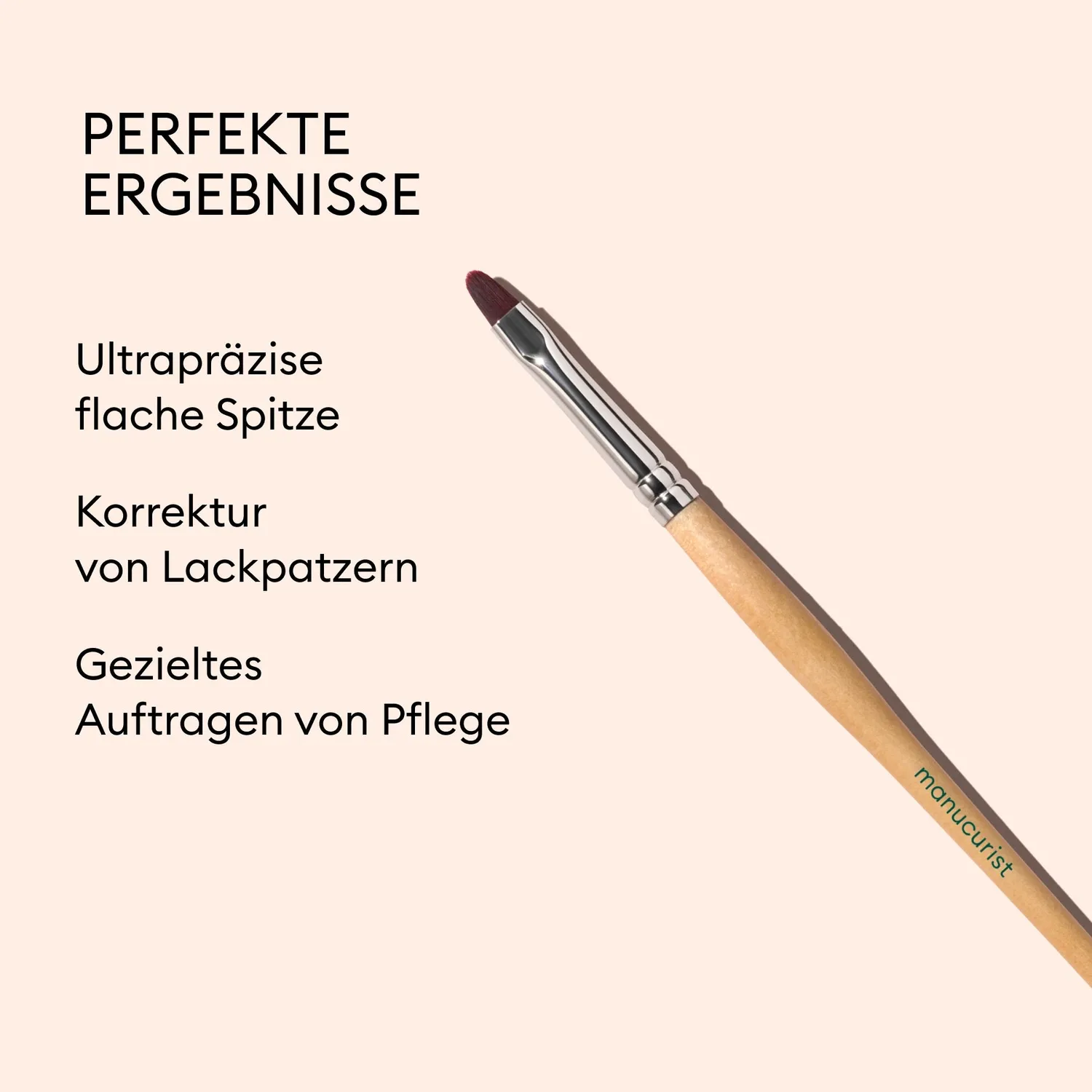 Manucurist Flat Brush neglepensel flat brush