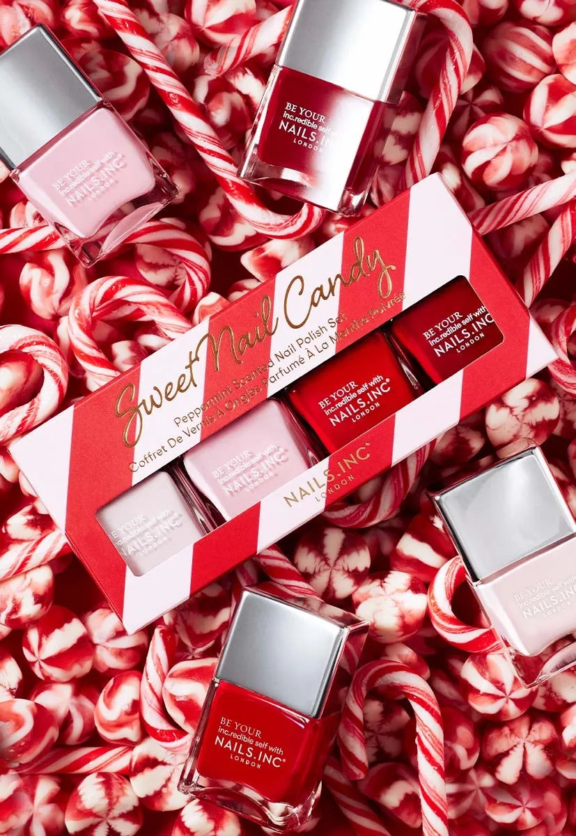 Nails Inc Sweet Nail Candy duftlakk sett 4-delt