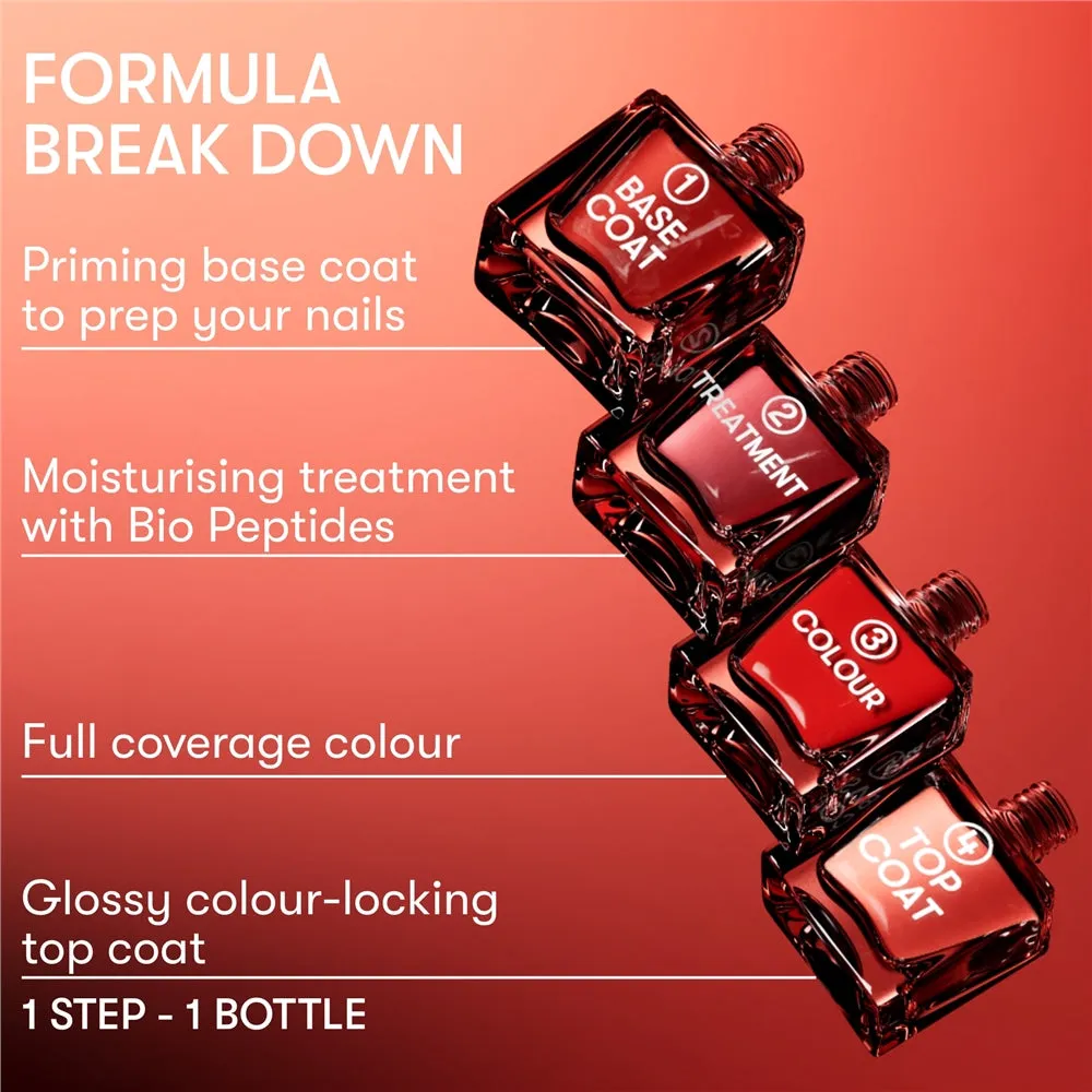 Nails Inc It’s Topless Lily 1-step gel neglelakk rosa