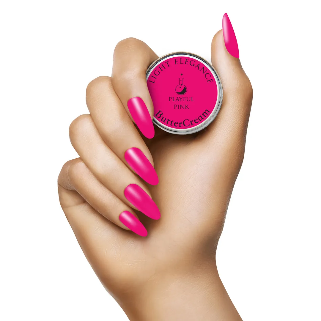 Light Elegance Playful Pink ButterCream hardgel 5 ml knallrosa