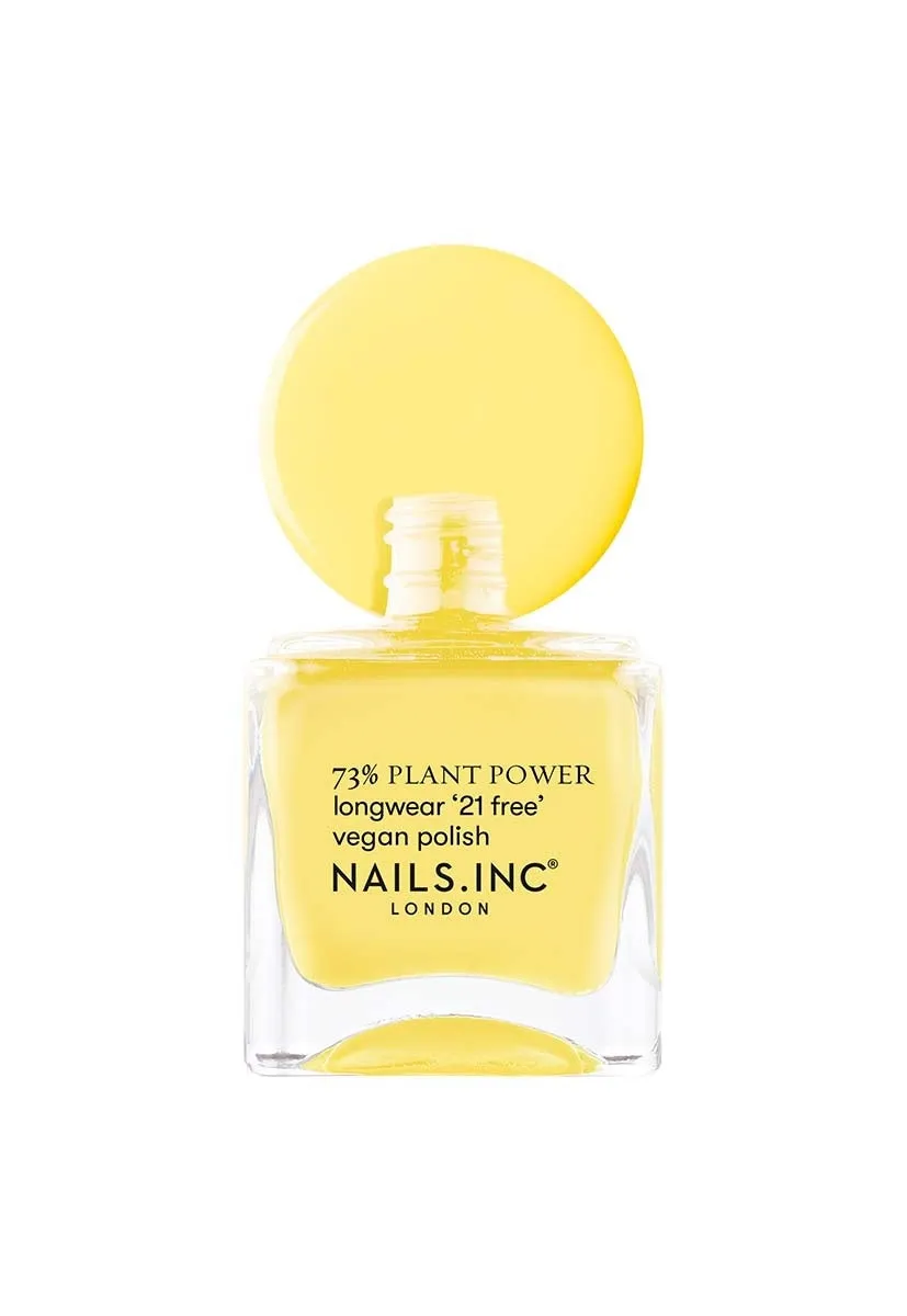 Nails Inc London Planet Perfect Plant Power neglelakk gul