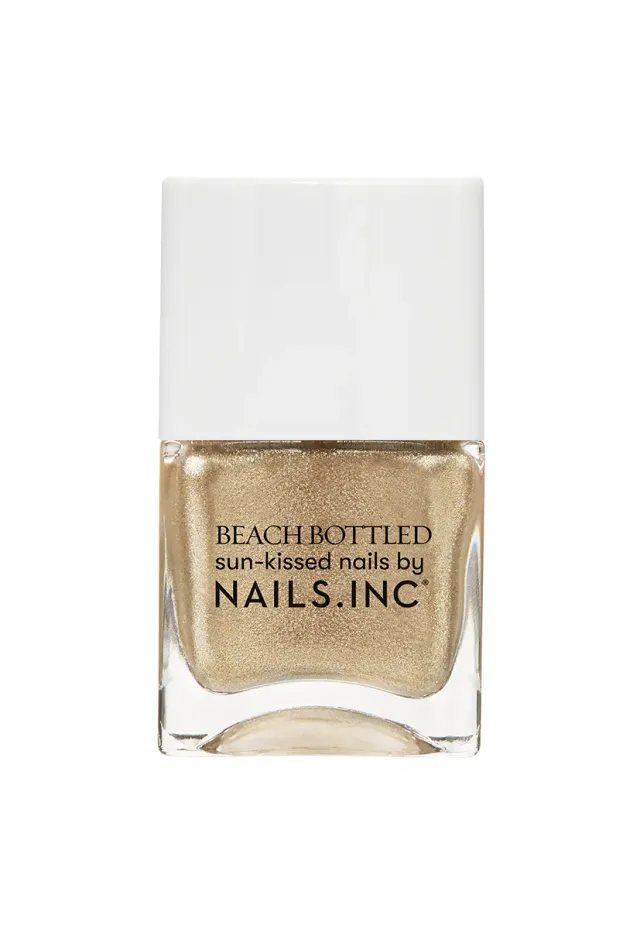Nails Inc Beach Bottled That Tan Life neglelakk gull