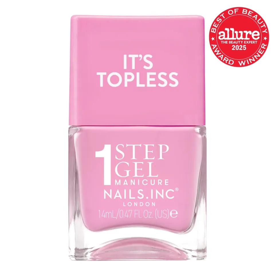 Nails Inc It's Topless Jessica neglelakk 1-step gel