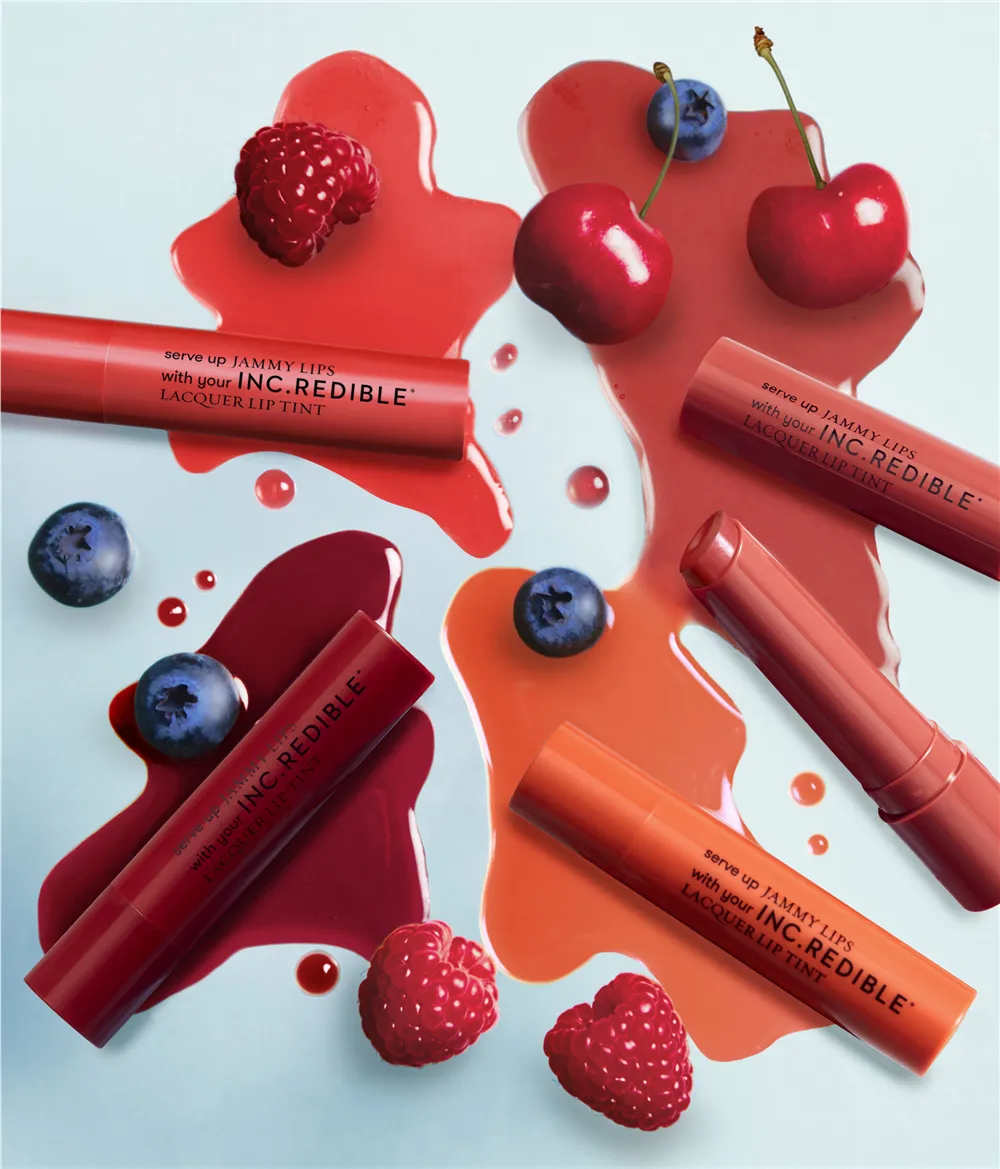 Nails Inc London Slow Jamz leppepomade rød vegansk