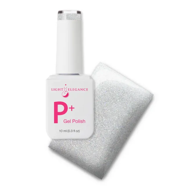 Light Elegance P+ Tiny Diamond neglelakk 10 ml sølvglitter