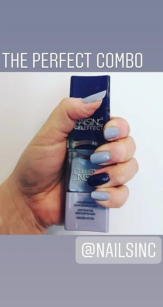 Nails Inc Number Ones Mini base og top coat duo vegansk
