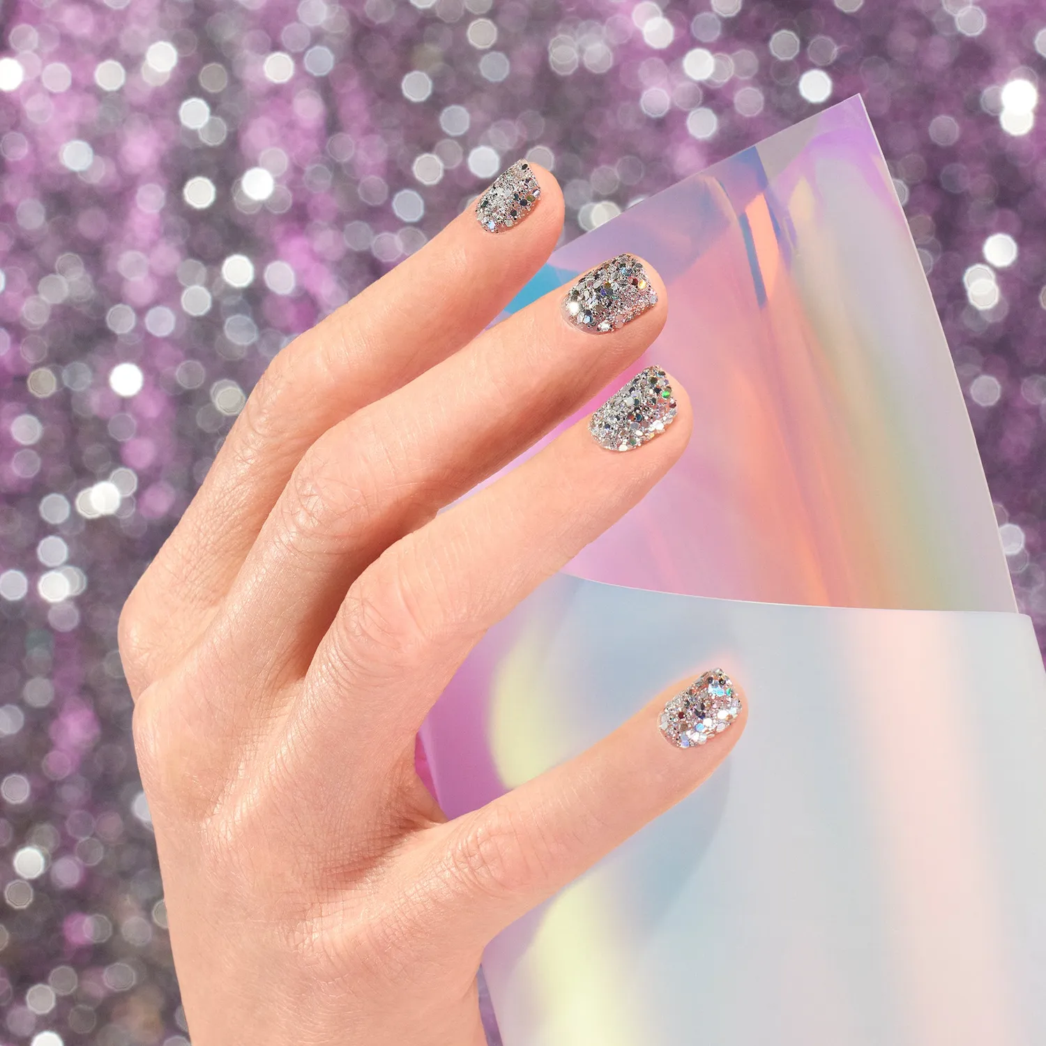 Manucurist Holo Glitter negleglitter biologisk nedbrytbar