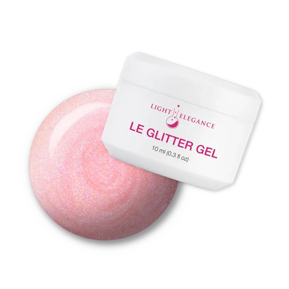 Light Elegance Losing My Impatiens glittergel 10 ml pastellrosa