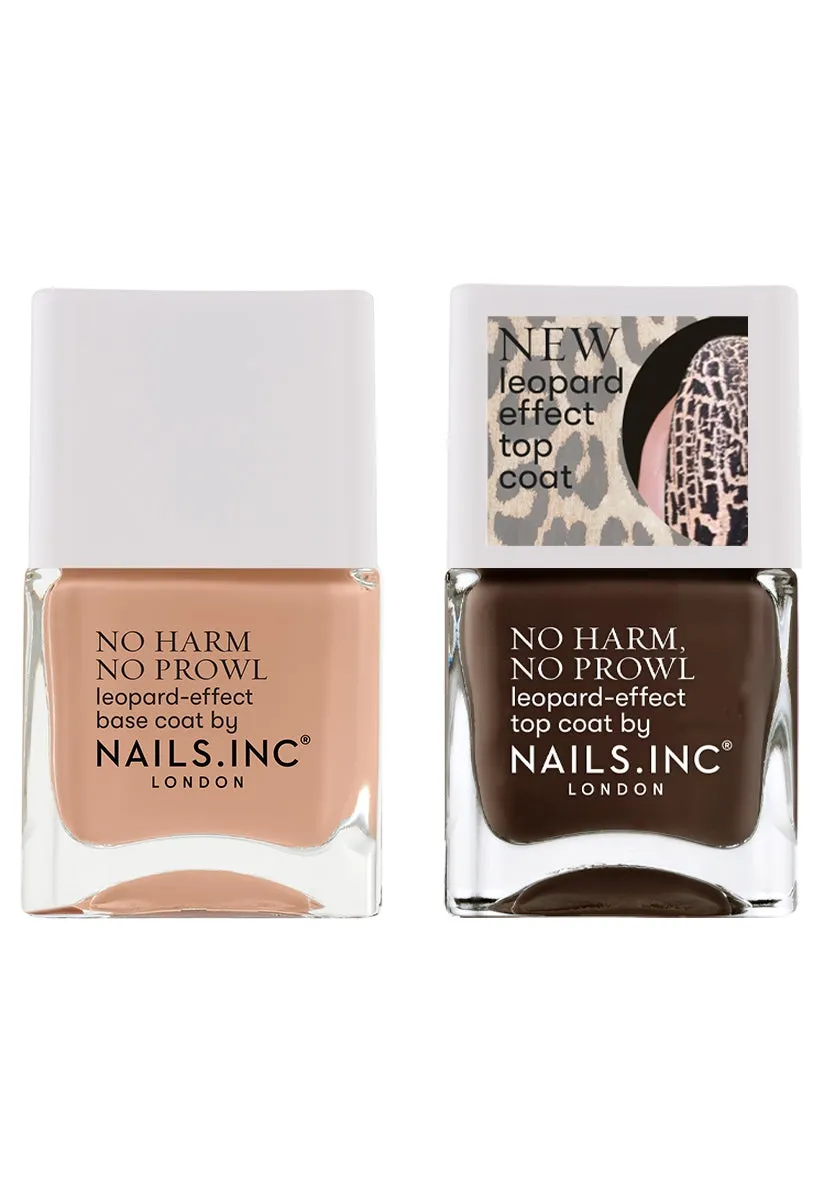 Nails Inc As Purr Leopard neglelakk duo matt brun