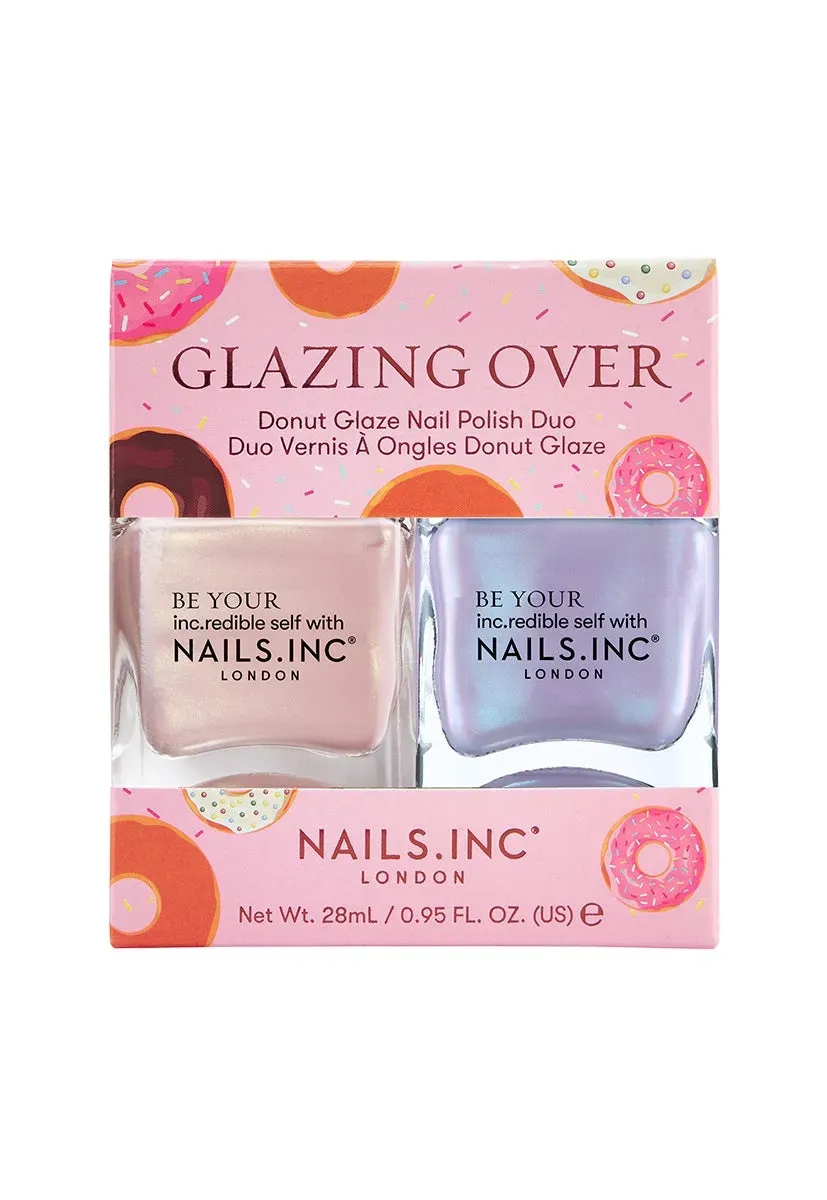 Nails Inc London Glazing Over neglelakk duo metallisk