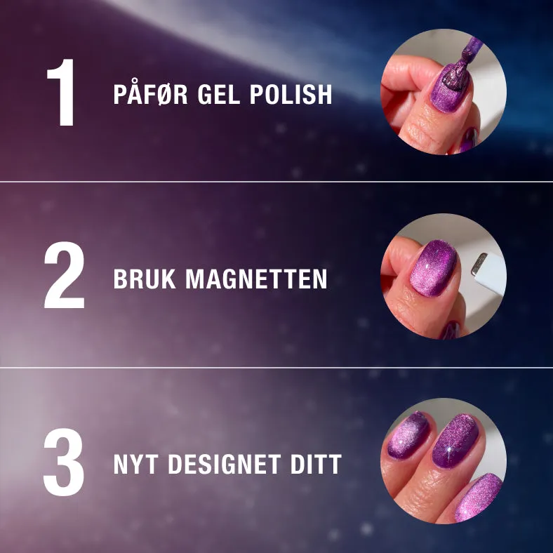The Gel Collection Cat Eye Galaxy gellakk 10 ml lilla