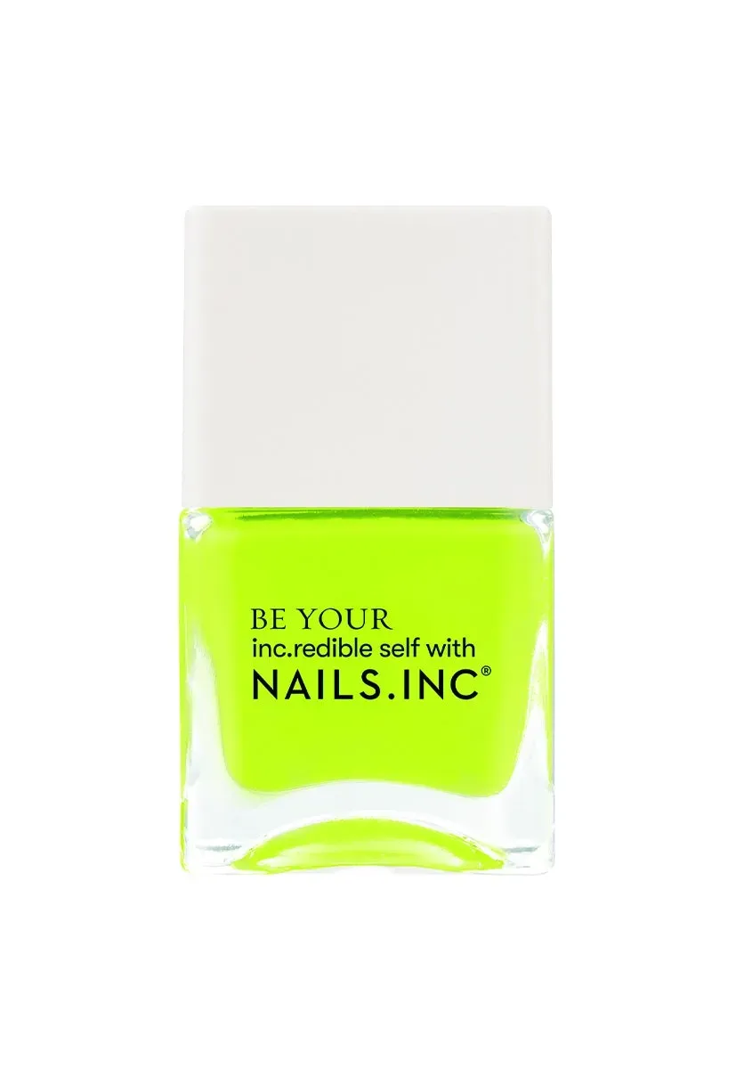 Nails Inc Knightrider's Street neglelakk neon gul