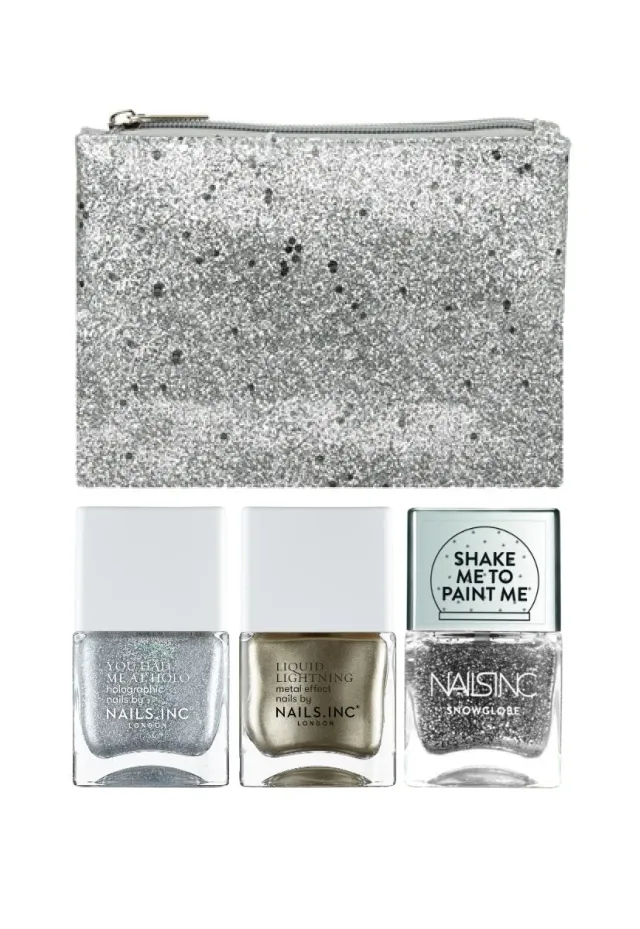 Nails Inc Sparkle Season neglelakk sett 4-pakn glitter