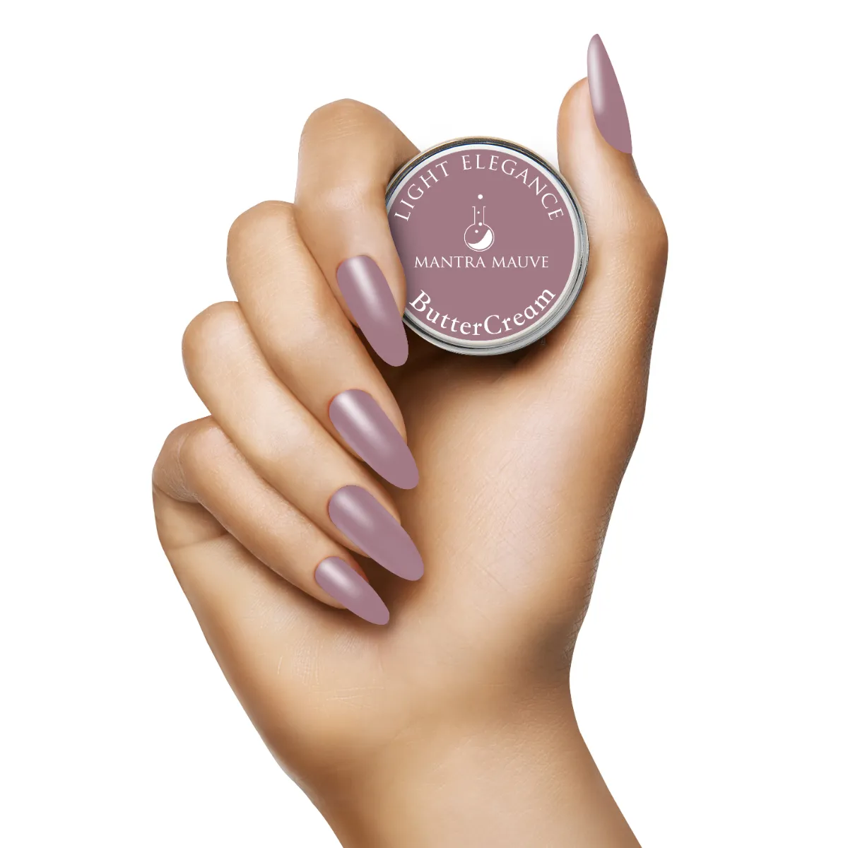 Light Elegance ButterCream Mantra Mauve fargegel nøytral mauve