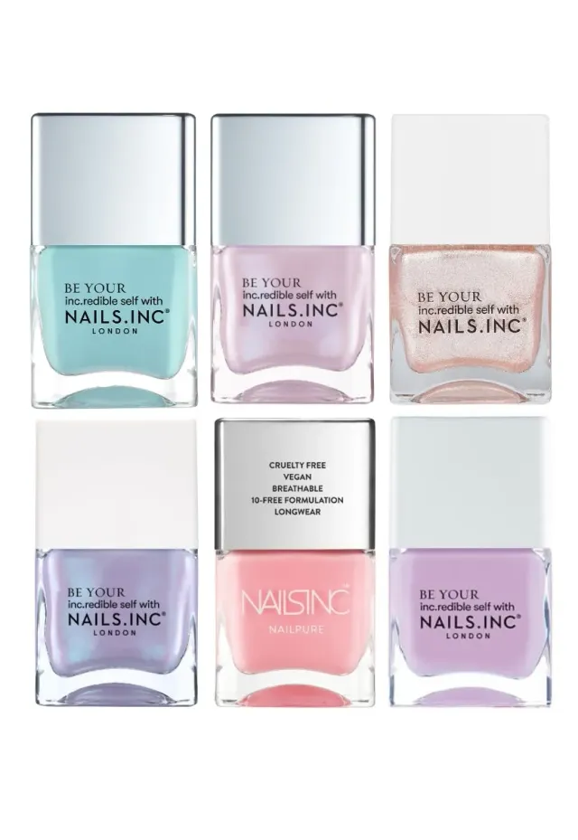 Nails Inc Pastel Parade neglelakk 6-pk pastell