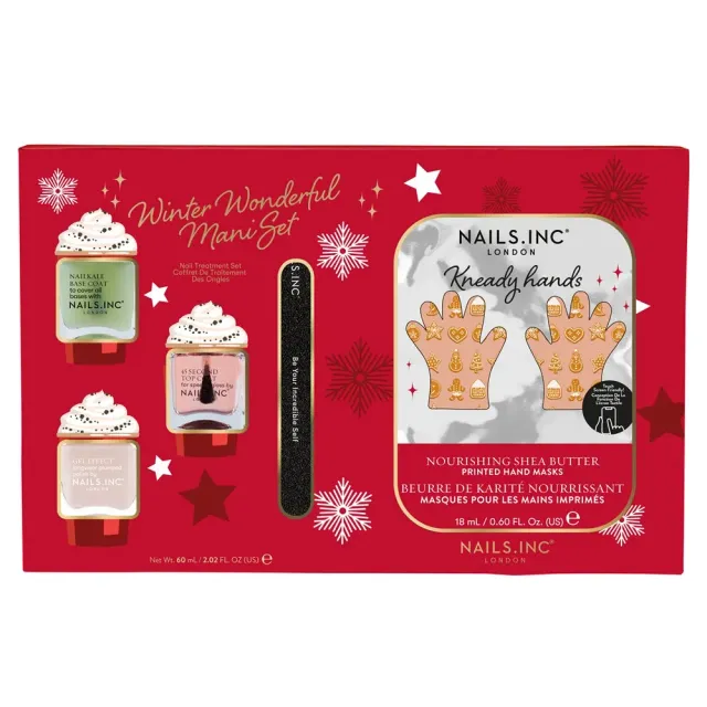 Nails Inc Winter Wonder Mani neglelakksett 5-deler gave