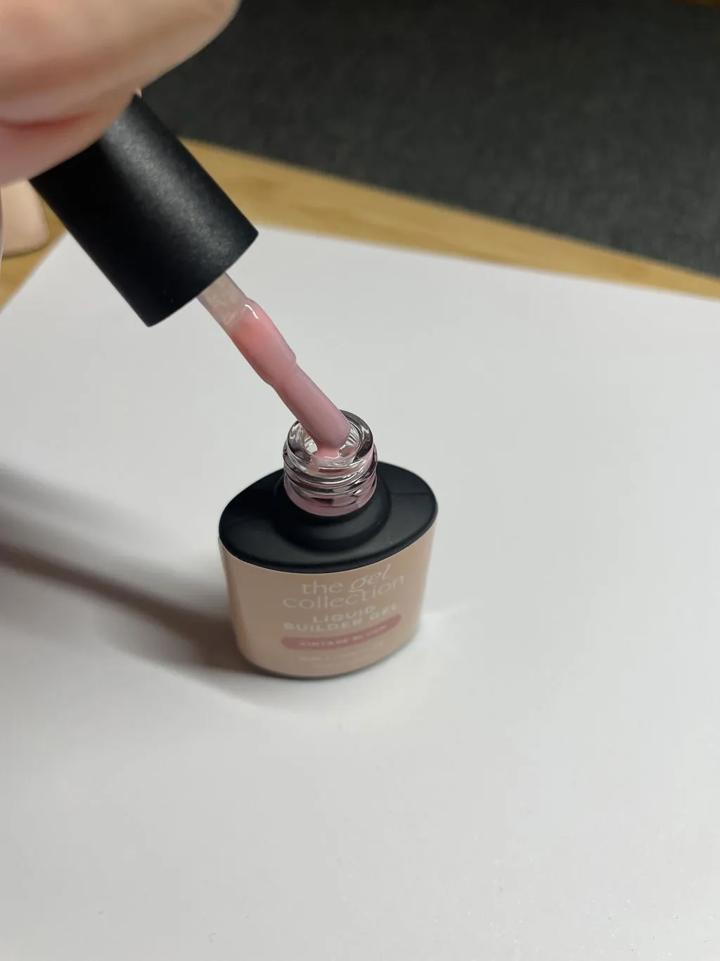 The Gel Collection Liquid Builder Gel Vintage Blush 10 ml