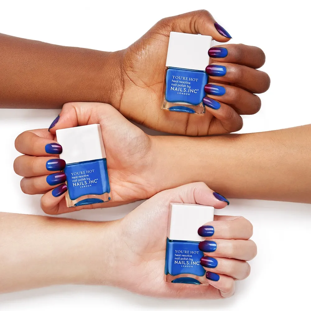 Nails Inc London You're So Fire neglelakk fargeskiftende