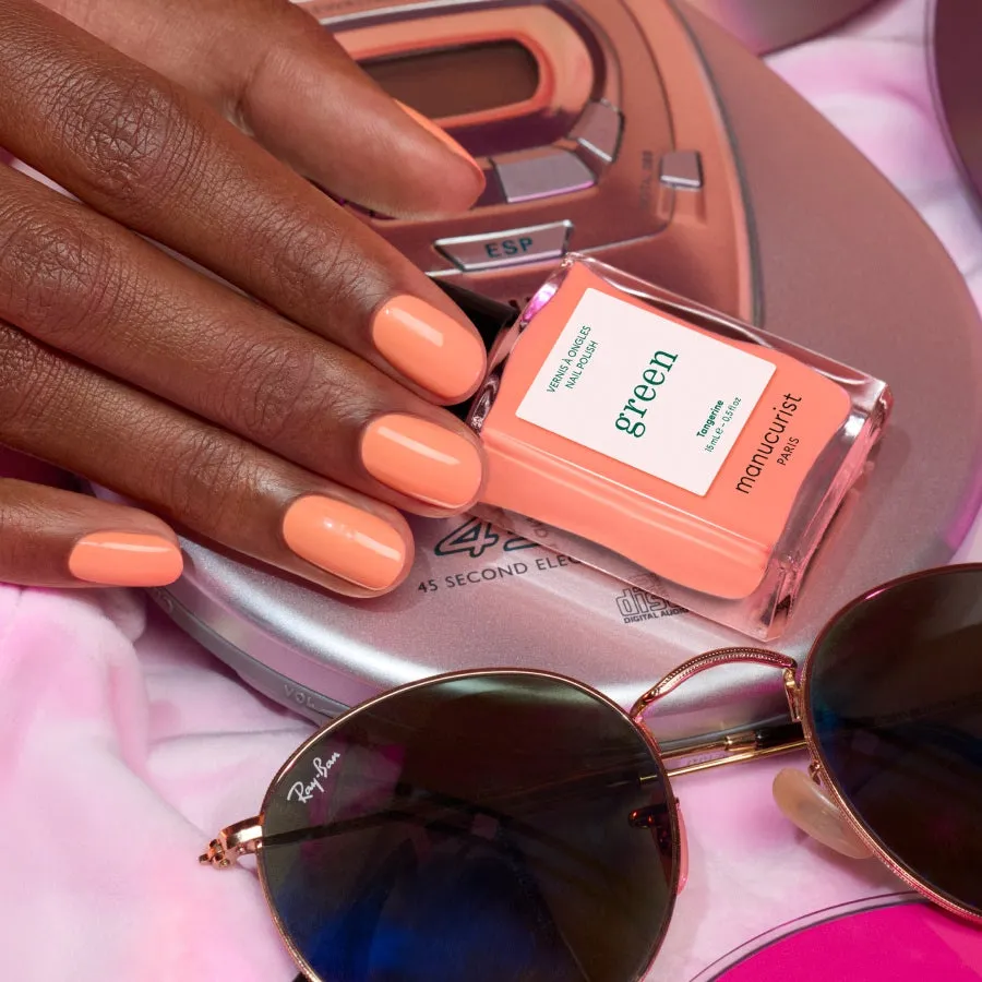 Manucurist Green Tangerine neglelakk lys neonoransje