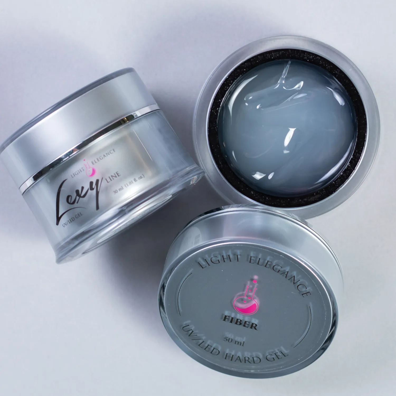 Light Elegance Lexy Line Fiber byggegel 30 ml klar