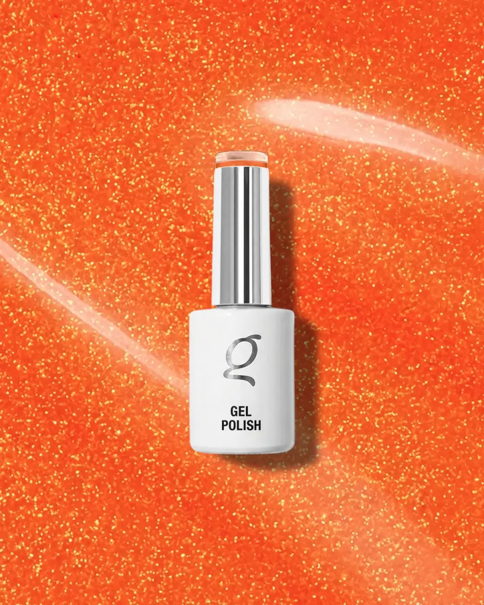 The Gel Collection 235 Showgirl gellakk glitter oransje