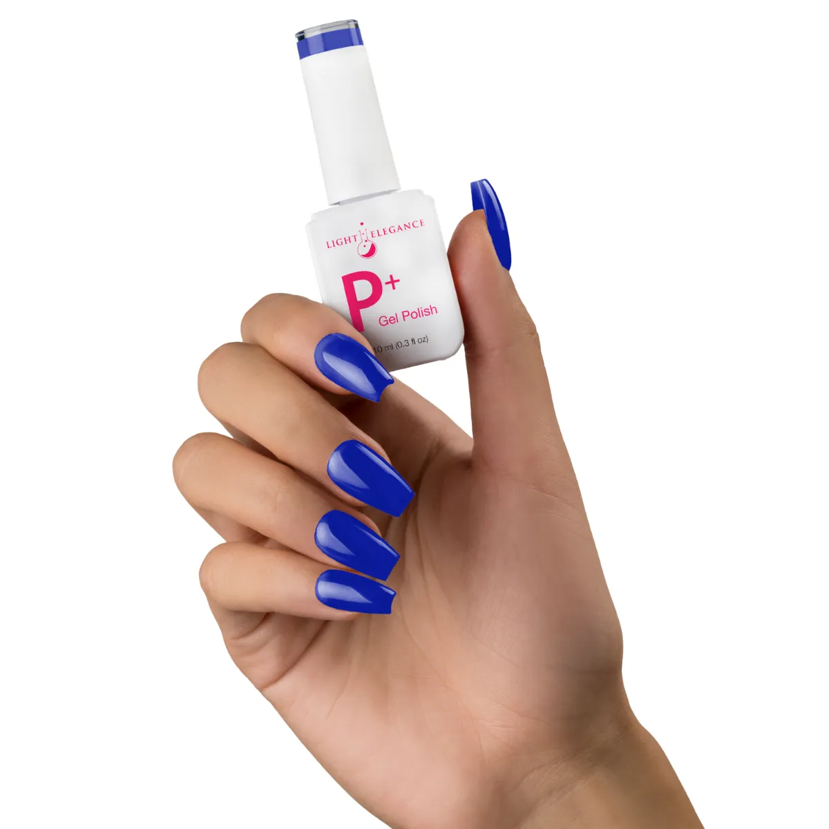 Light Elegance P+ Peek-A-Blue gellakk 10 ml koboltblå
