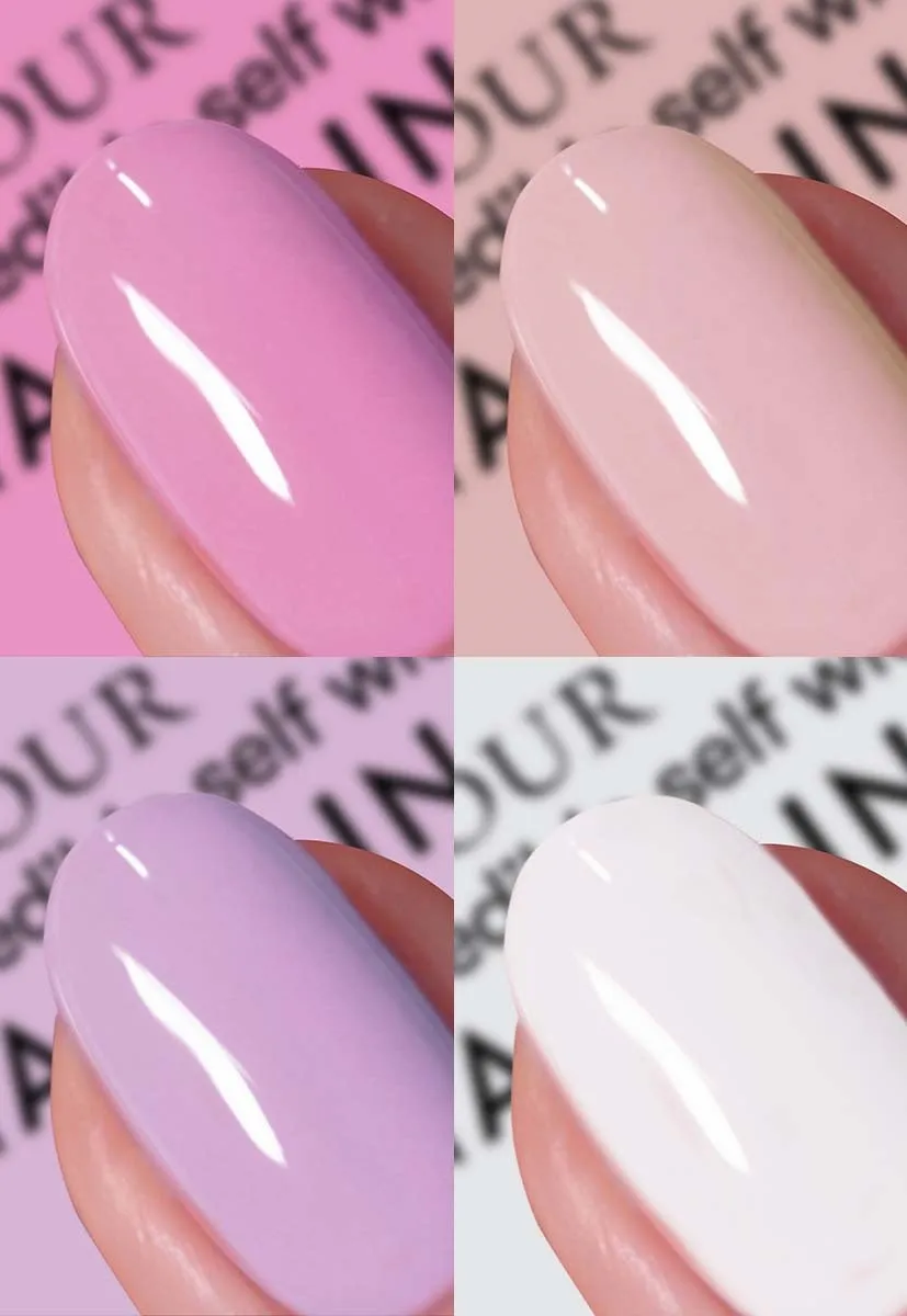 Nails Inc Florals For Spring neglelakksett 4-pakning pastell