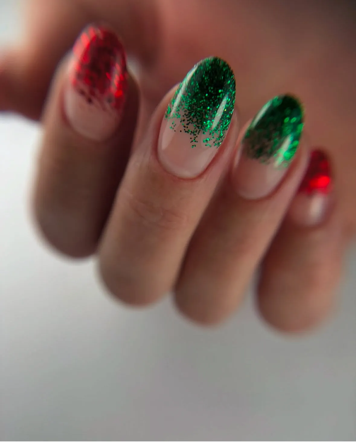 Light Elegance Emerald Green glittergel 10 ml opak smaragd