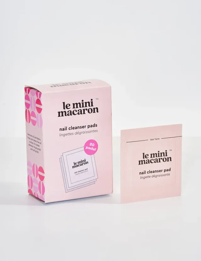 Le Mini Macaron Nail Cleanser Pads 20 stk – parfymefri