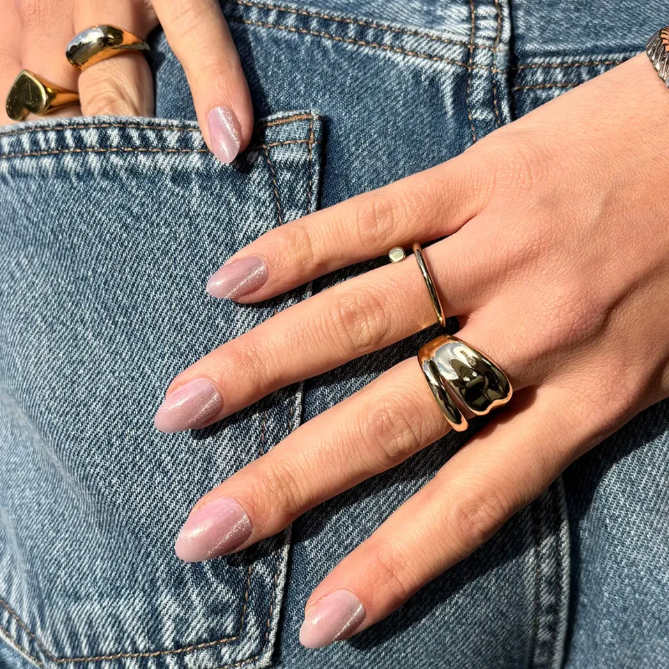 Nails Inc Kylie Coded Pink Cat-Eye løsnegler US