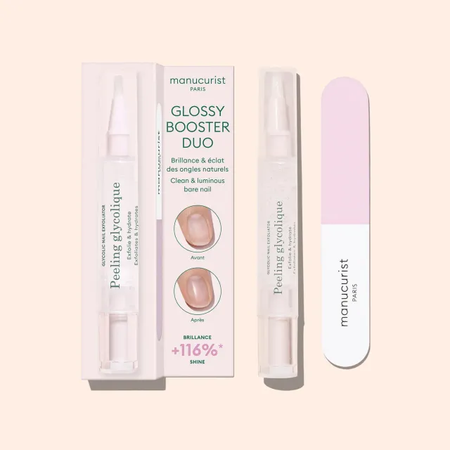 Manucurist Glossy Booster Duo neglepleie glans
