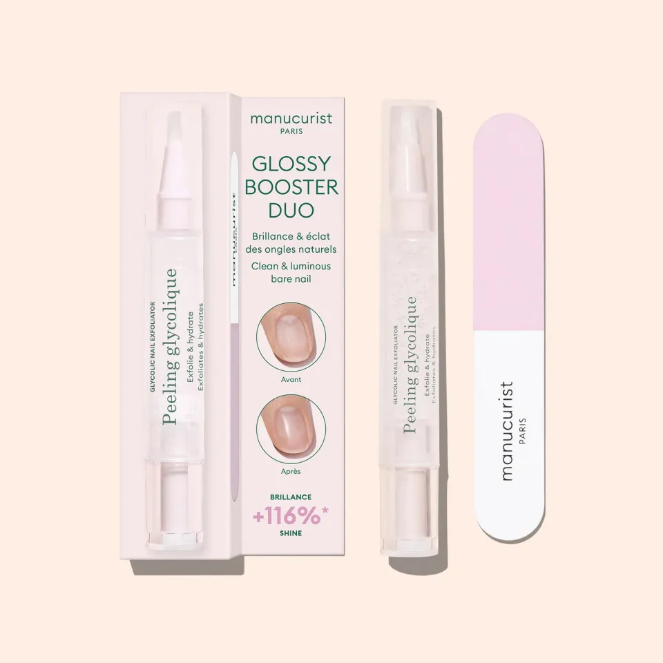 Manucurist Glossy Booster Duo neglepleie glans