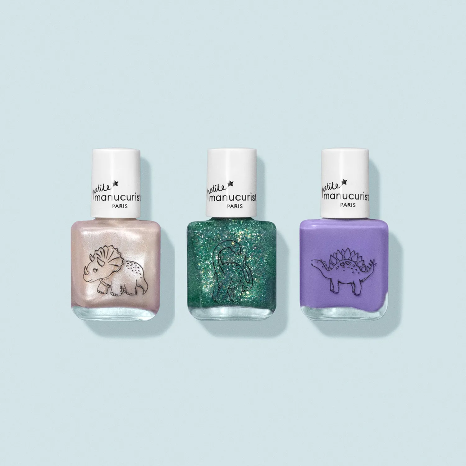 Manucurist Wild Life Kit barneneglelakksett 3 farger