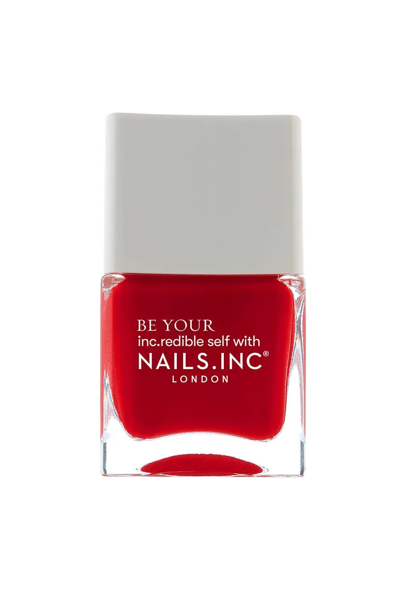 Nails Inc Leave Them On Red neglelakksett 4-pk rød