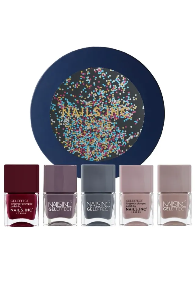 Nails Inc London Carry On The Party neglelakk 5-pk