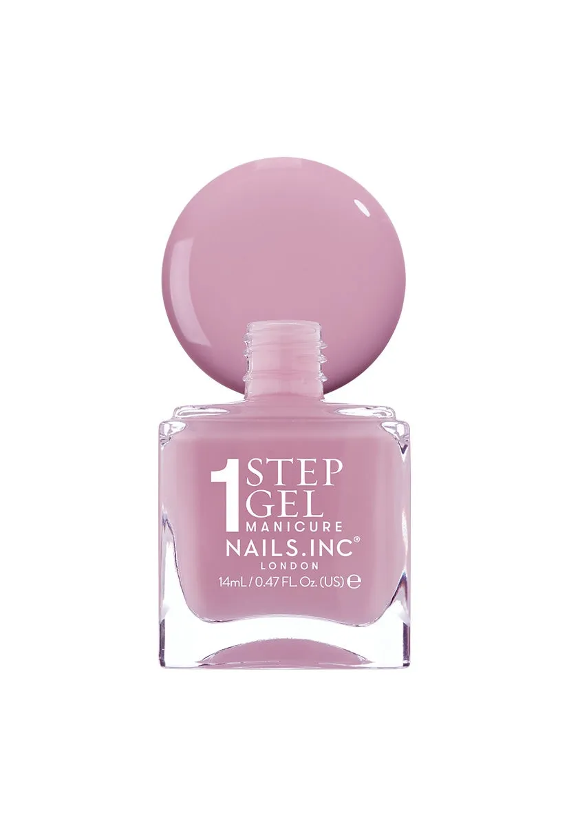Nails Inc It’s Topless Lily 1-step gel neglelakk rosa