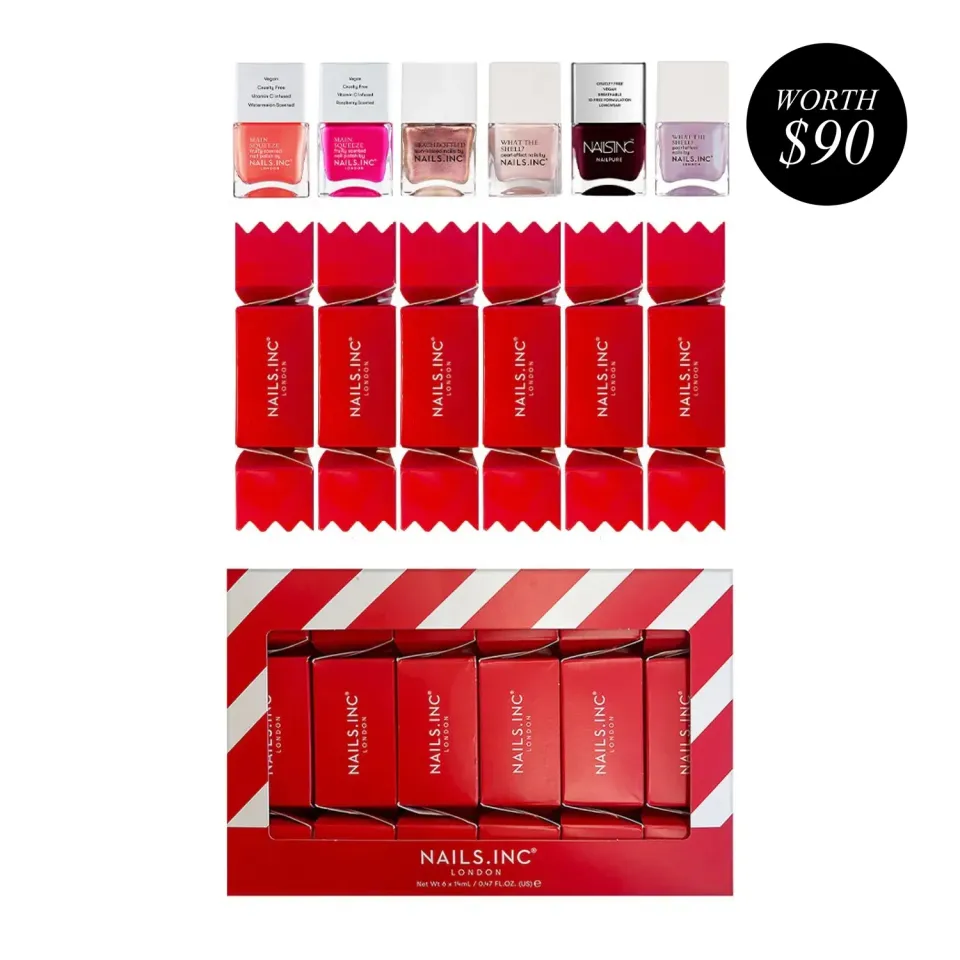 Nails Inc Celebration Crackers neglelakksett 6-pk fest