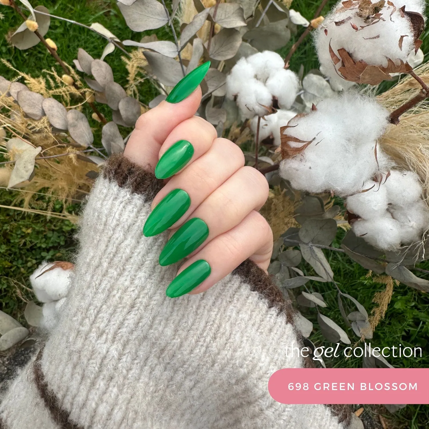 The Gel Collection 698 Green Blossom gellakk grønn 10 ml