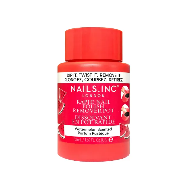 Nails Inc Watermelon neglelakkfjerner skånsom vannmelon