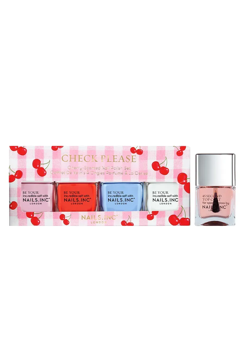 Nails Inc Picnic Perfection neglelakksett 5-pk krem
