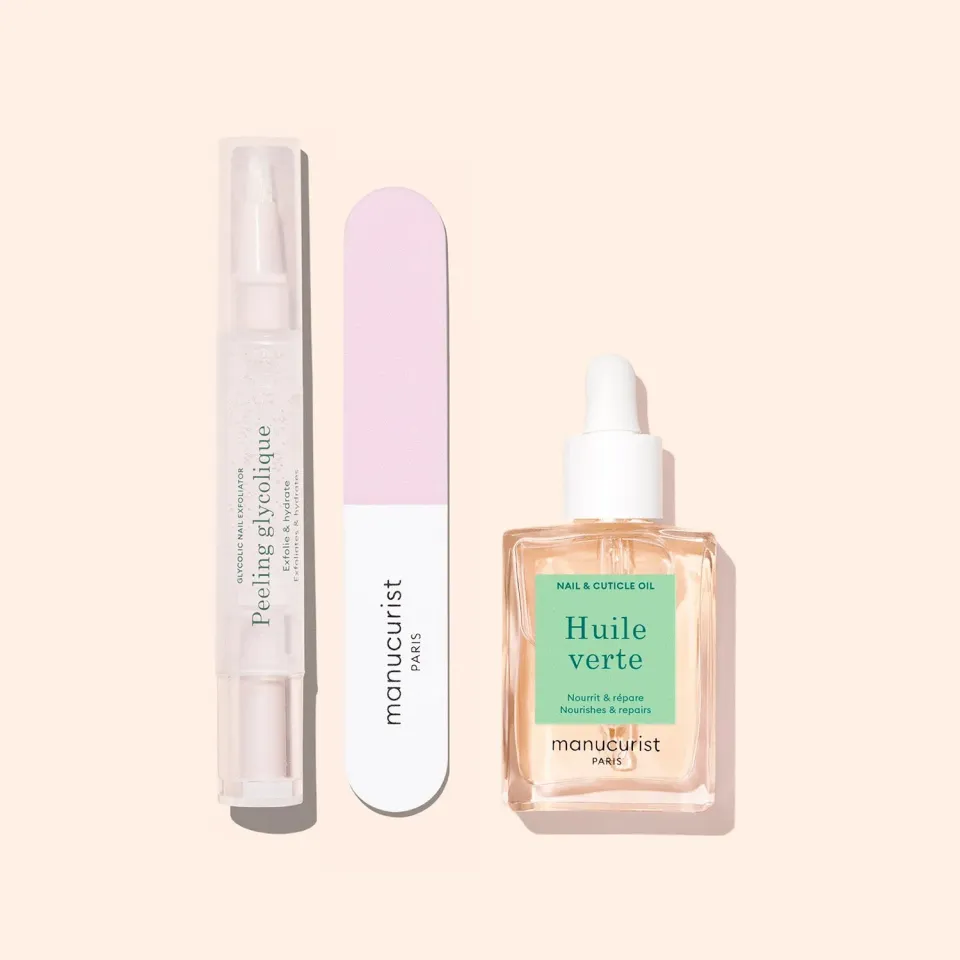 Manucurist Glow Routine neglepleiesett med olje