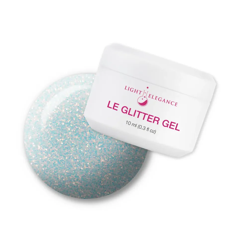 Light Elegance Mother of Pearl Glitter Gel 10 ml perle