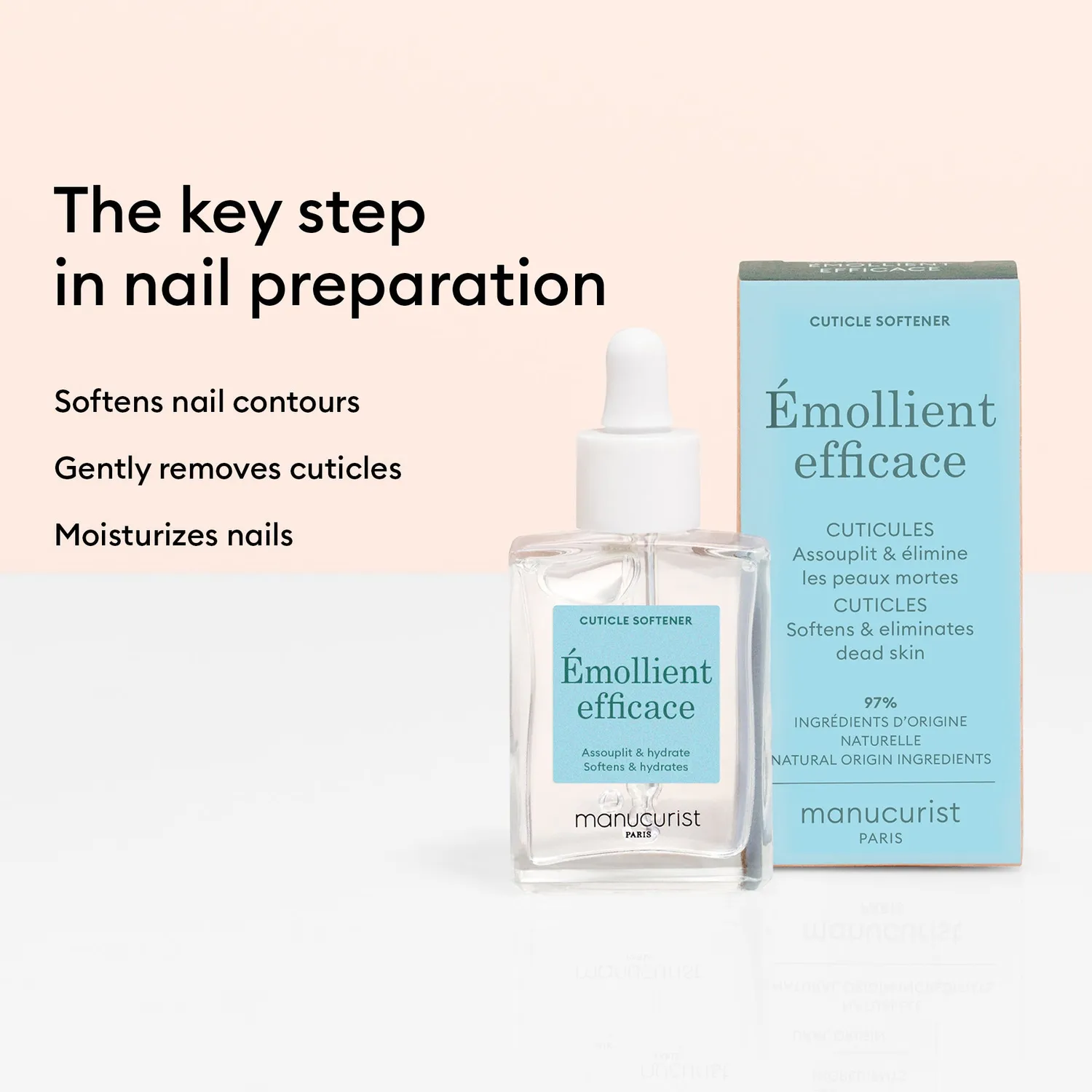 Manucurist Effective Emollient neglebåndssett mykgjørende