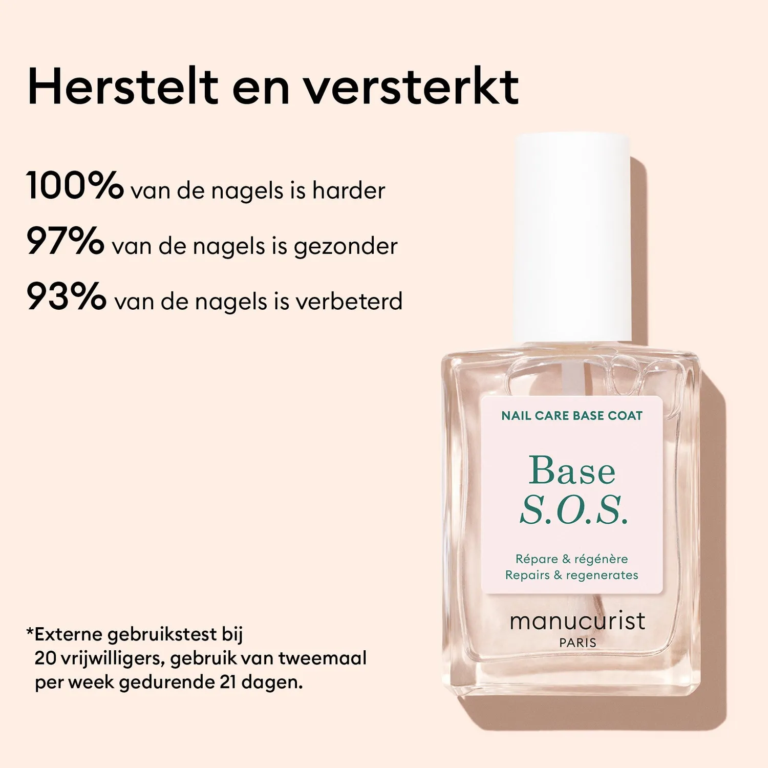 Manucurist S.O.S Base underlakk svake negler